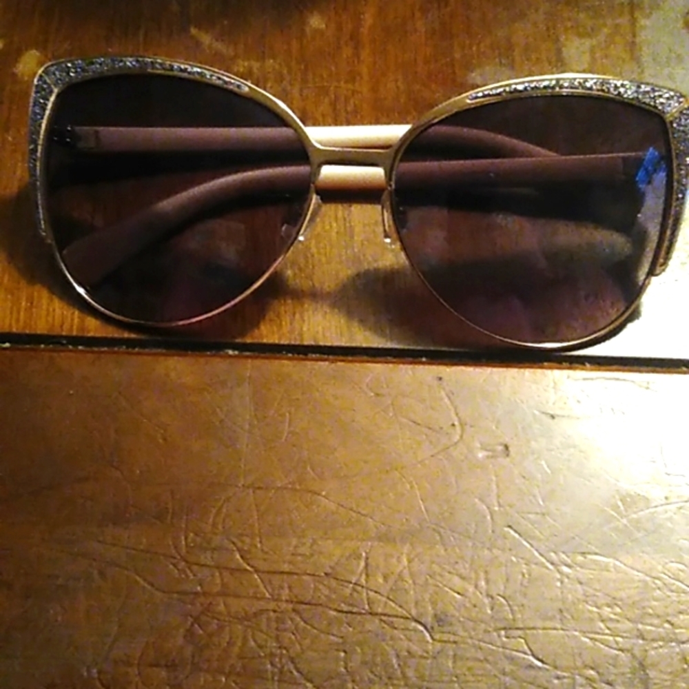 Rose gold sunglasses